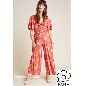 NWT ⭐️Top Rated⭐️ ANTHRO Farm Rio Jacobella Jumpsuit size medium
